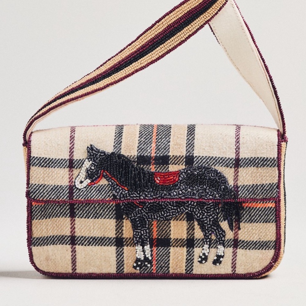 THE FIONA BEADED BAG: HORSE
EDITION